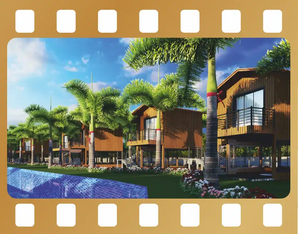 Alankrrit Filmcity and Resort promotional concept illustration